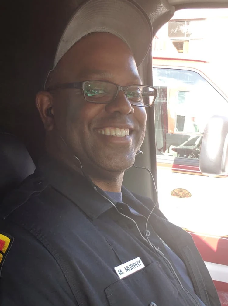 Mark Murphy during his years in fire and emergency medical service